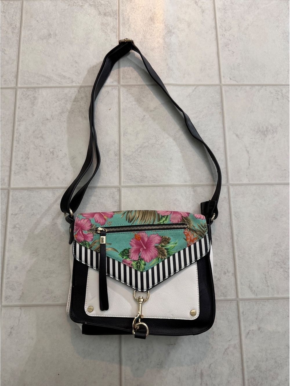 Call It Spring floral crossbody bag